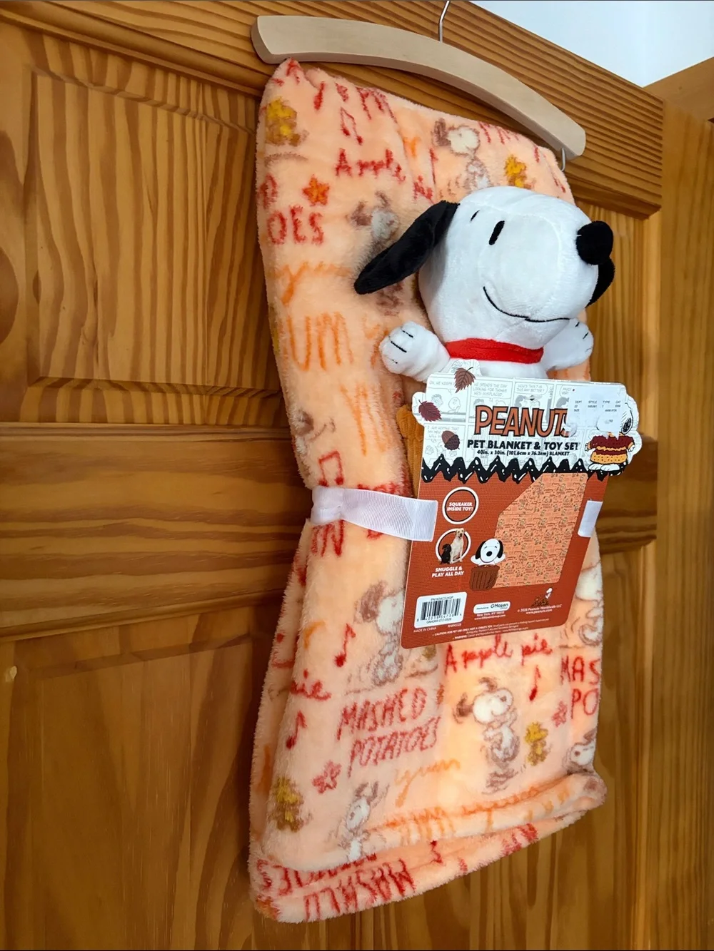 Peanuts Halloween Pet Blanket & Plush Toy Set